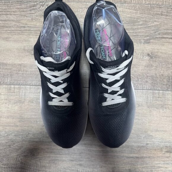 Skechers Skech Air Element Gradient Black Mesh Sneakers Women's Size 9.5 - Picture 2 of 7